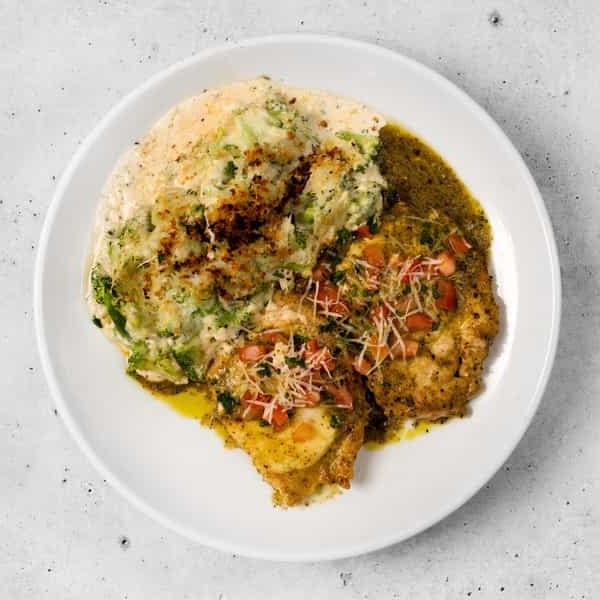 Chicken Al Pesto.