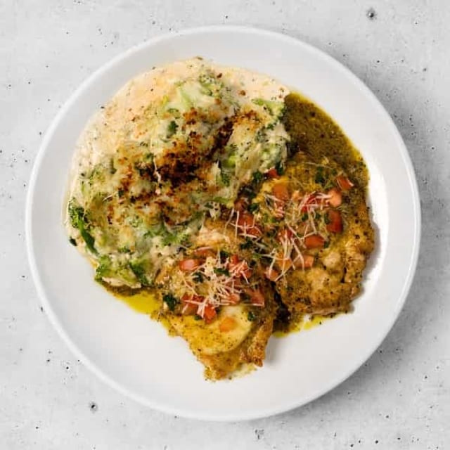 Chicken Al Pesto.